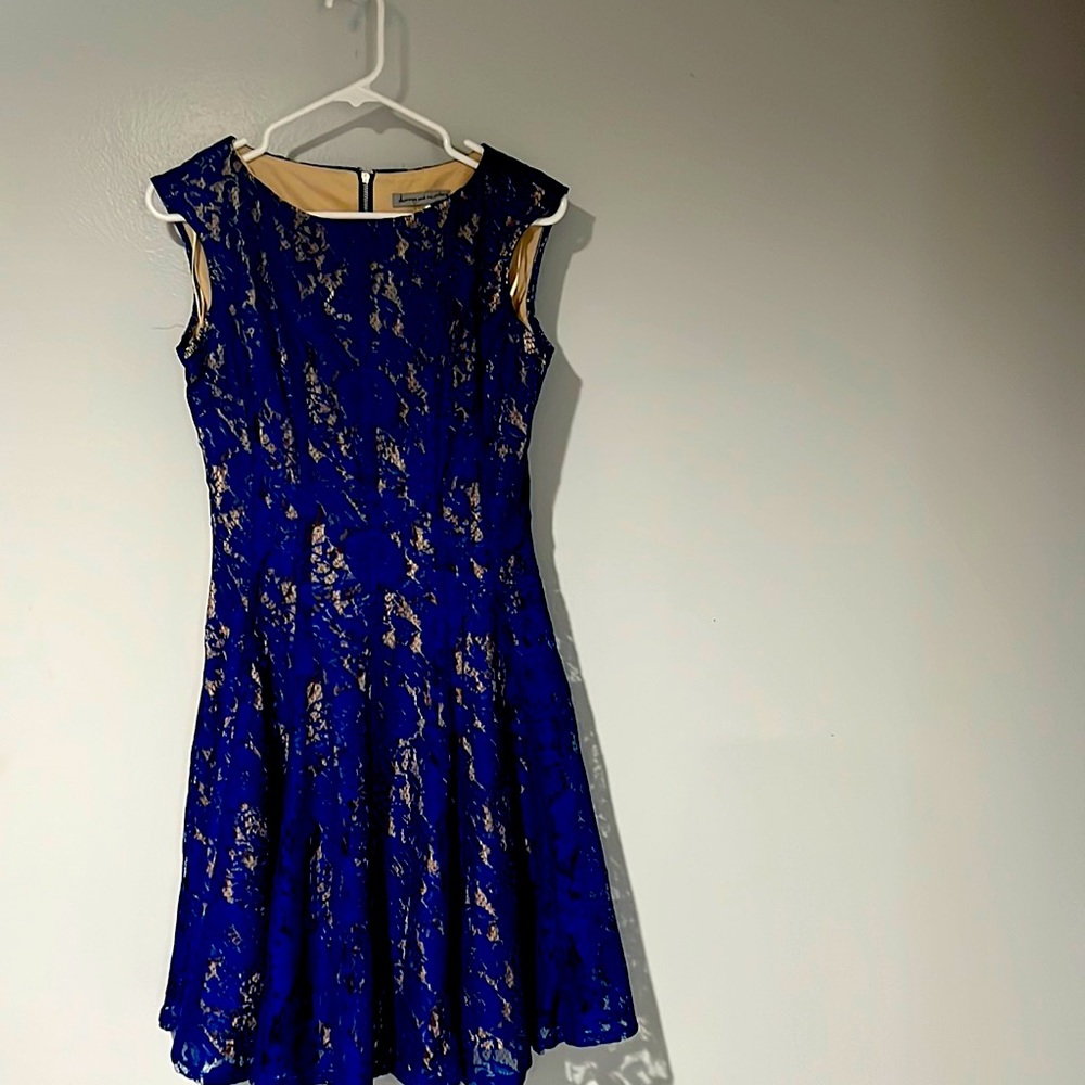 Beautiful blue formal dress.